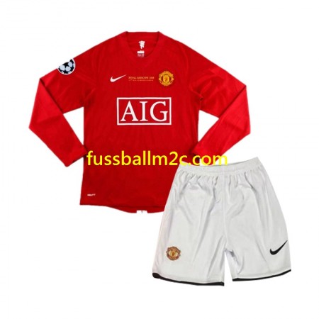 Fußballtrikots Manchester United Champion League 2007 Retro Kinder Heim Trikotsatz Langarm Fußballtrikots Manchester United Champion League 2007 Retro Kinder Heim Trikotsatz Langarm
